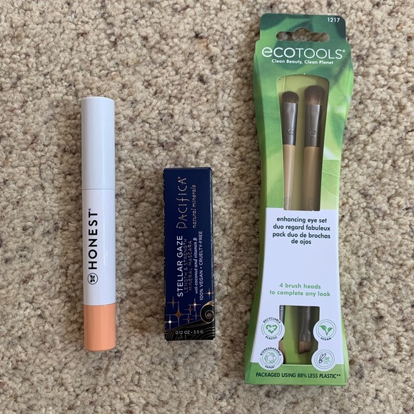 The Honest Company Makeup Honest Mascara Ecotools Brush Set